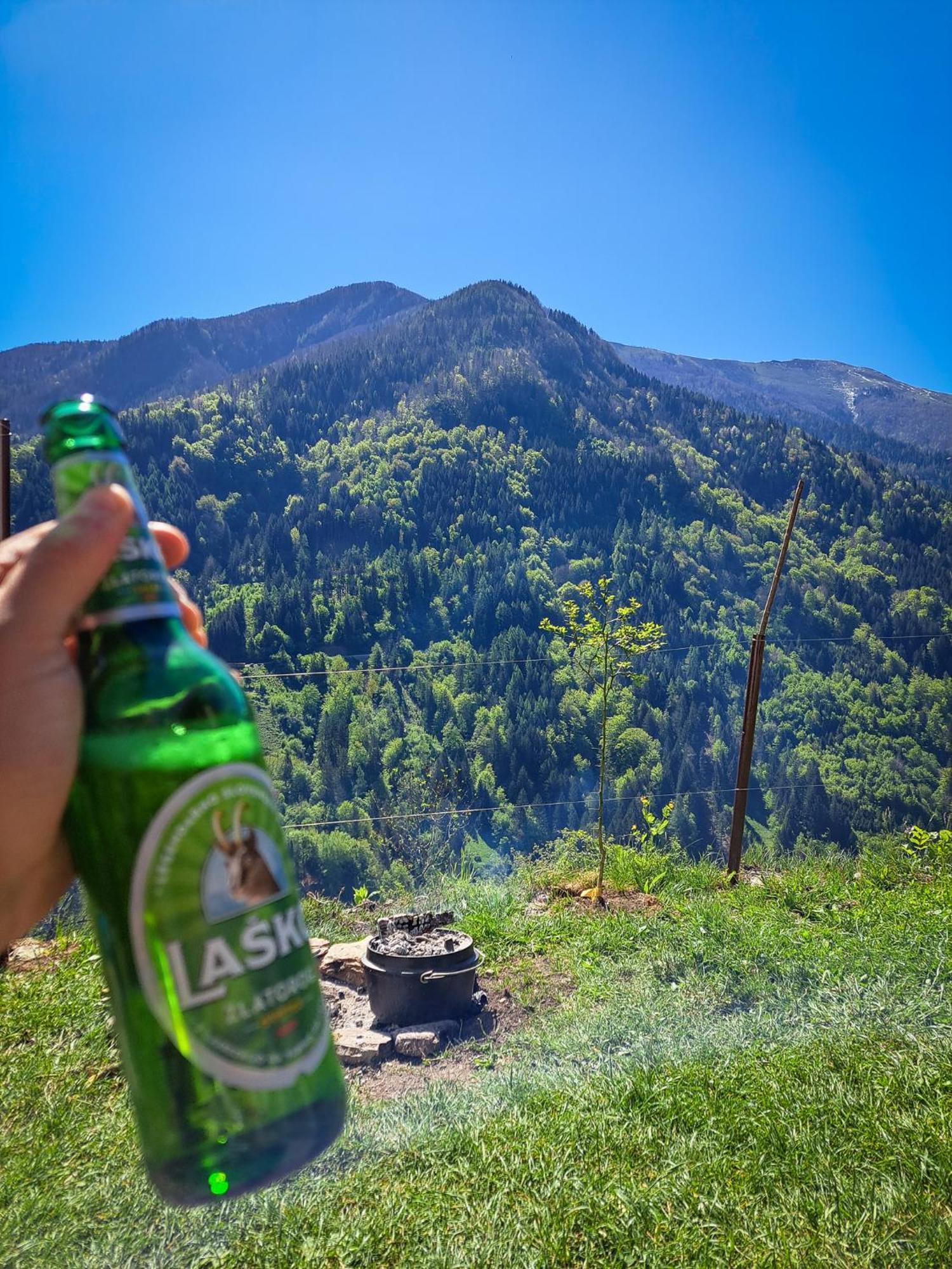 Hikers Hut Hisar Daire Podbrdo Dış mekan fotoğraf